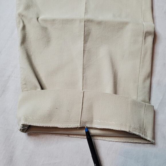 Lululemon Lab Men's Size 36X25 Terra Cosmos Wide Leg Trousers Beige M5ASHS - Picture 8 of 8